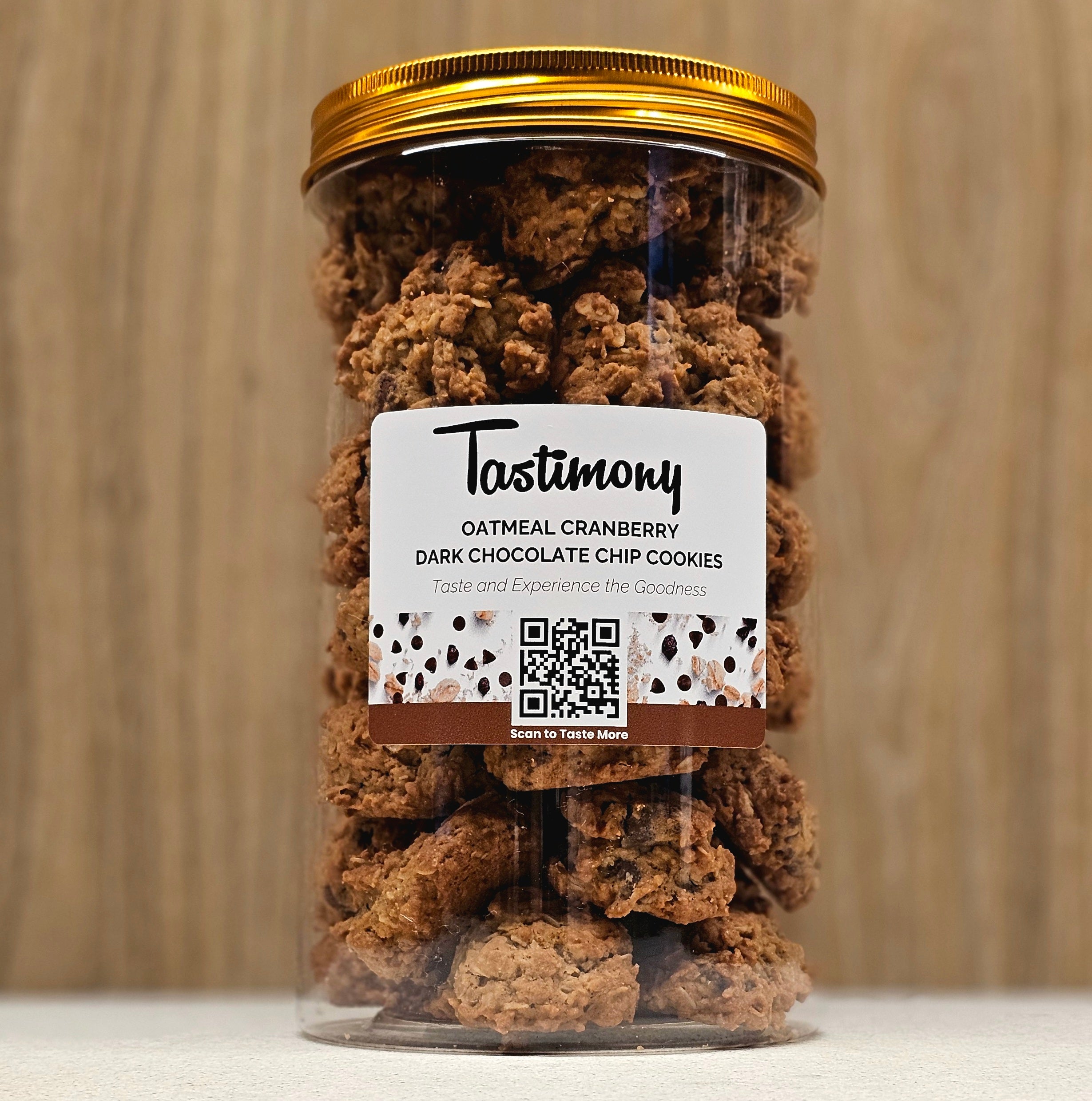 Oatmeal Cranberry Dark Chocolate Chip Cookies